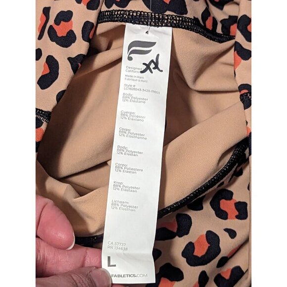 Fabletics High Waisted Printed Power hold 7/8 Animal Print Giraffe NWT Leggings - Picture 6 of 11